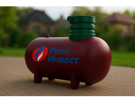 Газгольдер Реал Инвест 3500 л (высокие патрубки)